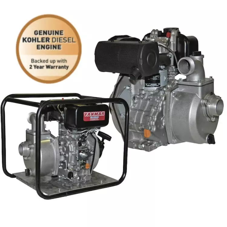 Kohler engine driven diesel water transfer pumps