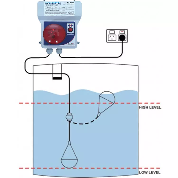 Reefe deluxe outdoor liquid level alarm