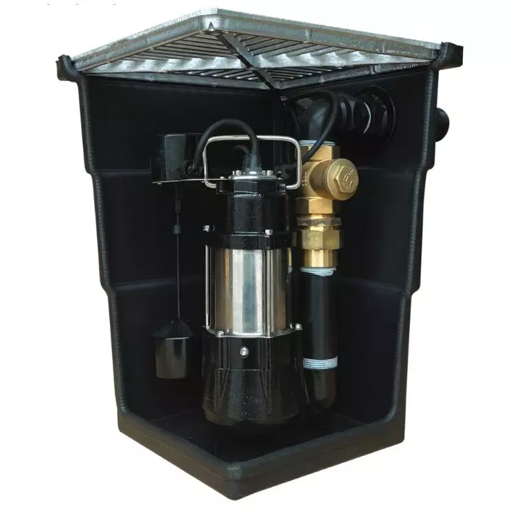 Reefe domestic stormwater pump pit and kit