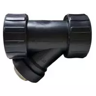 Reefe-Y strainer for pressure pump