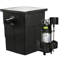 stormwater pump pit kit with RVS155VF sump pump