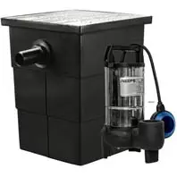 stormwater pump pit ith RVC315 sump pump