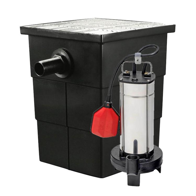 domestic stormwater poly pump pit range with vortex sump pump - Water Pumps Now