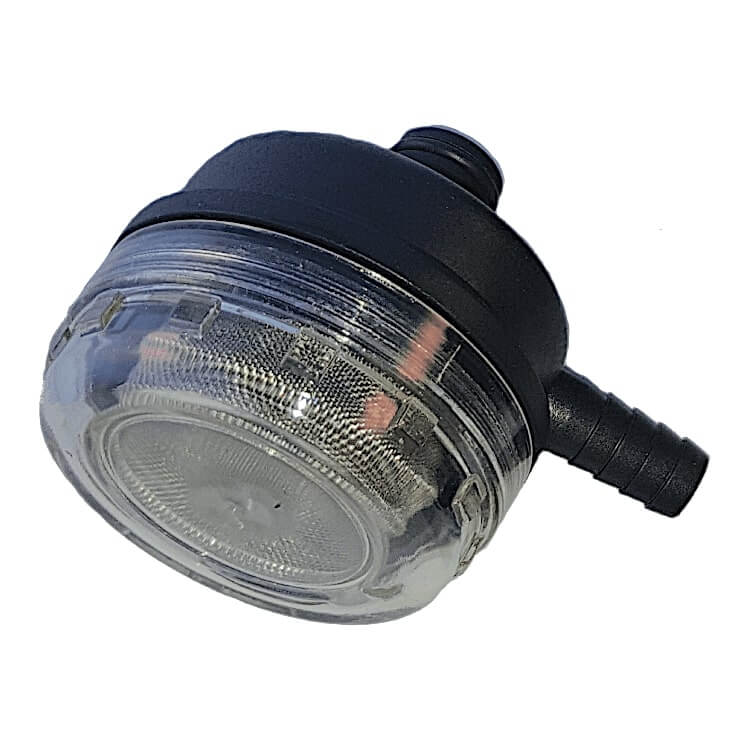 pump strainer range for 12v 24v and 240v diaphragm pumps