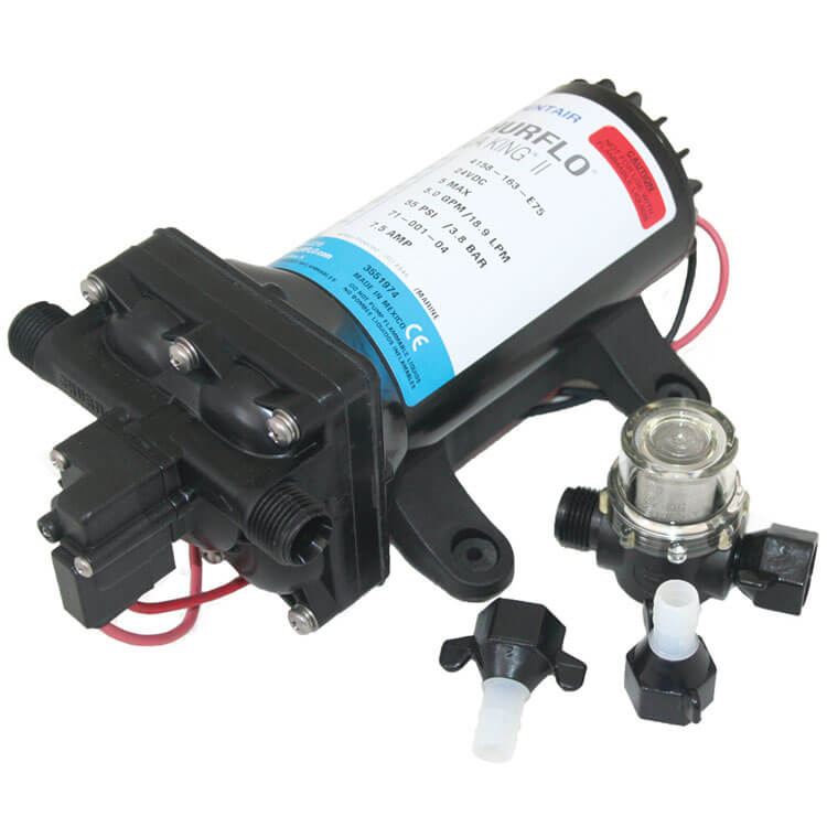 Shurflo Fresh 4 Aquaking 2 12V 15LPM caravan marine freshwater pressure pump - Water Pumps Now