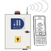 Reefe RPC30120 dual pump controller with remote sms alarm sender